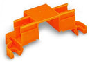 WAGO 243-112 Mounting carrier for 4 connectors 243 Series, orange