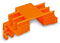 WAGO 243-113 Mounting carrier for 6 connectors 243 Series, orange