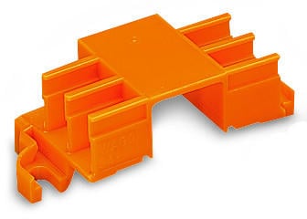 WAGO 243-113 Mounting carrier for 6 connectors 243 Series, orange