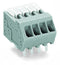 WAGO 218-122 PCB terminal block Locking slides 0.5 mm² Pin spacing 2.5 mm 22-pole, gray