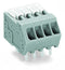 WAGO 218-519 PCB terminal block Locking slides 0.5 mm² Pin spacing 2.54 mm 19-pole, gray