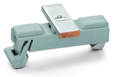 WAGO 790-112 Carrier with grounding foot parallel to carrier rail 25 mm long