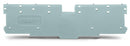 WAGO 769-301 End and intermediate plate 1.1 mm thick, gray