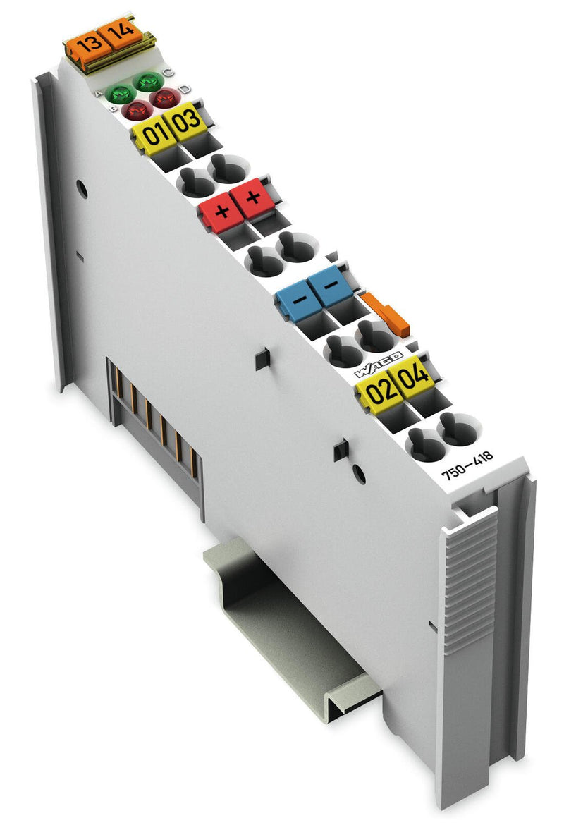 WAGO 750-418 2DI 24 VDC 3ms Acknol Diagn