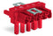 WAGO 770-922 T-distribution connector 5-pole Cod. P, red