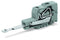 WAGO 231-155 Testing plug module, contact stud Pin spacing 5 mm / 0.197 in, gray