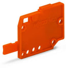 WAGO 231-300 End plate 1.5 mm thick, orange