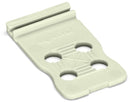 WAGO 734-128 Strain relief plate 12.5 mm wide, light gray