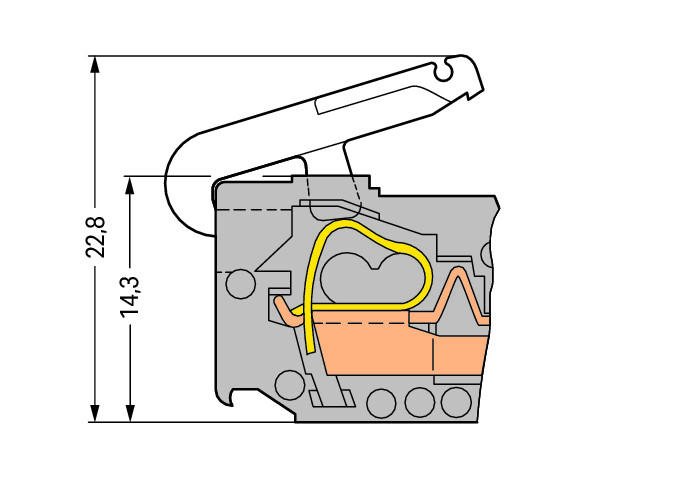 WAGO 231-131 Push-button