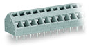 WAGO 236-441 PCB terminal block 2.5 mm² Pin spacing 5/5.08 mm 41-pole, gray