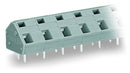 WAGO 236-623 PCB terminal block 2.5 mm² Pin spacing 10/10.16 mm 23-pole, gray