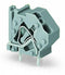 WAGO 745-828 Stackable PCB terminal block 4 mm² Pin spacing 10 mm 1-pole, light green