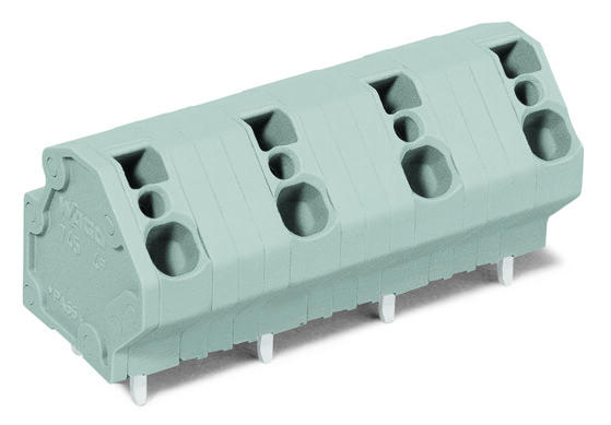 WAGO 745-3258 PCB terminal block 4 mm² Pin spacing 12.5 mm 8-pole, gray