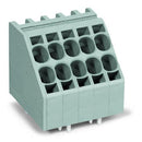 WAGO 746-2312 2-conductor PCB terminal block 10 mm² Pin spacing 7.5 mm 12-pole, gray