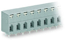 WAGO 741-309 PCB terminal block push-button 2.5 mm² Pin spacing 7.5 mm 9-pole, gray