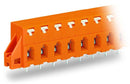 WAGO 741-422 PCB terminal block push-button 2.5 mm² Pin spacing 7.62 mm 2-pole, orange