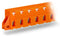 WAGO 741-627 PCB terminal block push-button 2.5 mm² Pin spacing 10.16 mm 7-pole, orange
