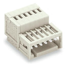 WAGO 733-209 1-conductor male connector 100% protected against mismating, light gray