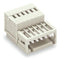 WAGO 733-209 1-conductor male connector 100% protected against mismating, light gray