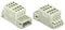 WAGO 734-371 2-conductor combi strip 100% protected against mismating, light gray