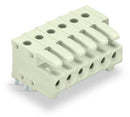 WAGO 734-534 THT female header 0.9 x 0.9 mm solder pin angled, light gray