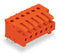 WAGO 734-569 THT female header 0.9 x 0.9 mm solder pin angled, orange