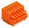 WAGO 734-219 1-conductor female plug 100% protected against mismating, orange