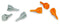 WAGO 231-668 Lockout caps for covering unused clamping units, gray