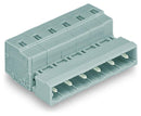 WAGO 731-613 1-conductor male connector gray