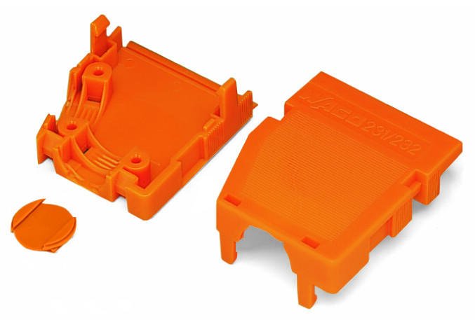 WAGO 232-685 Strain relief housing orange
