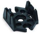 WAGO 770-623 Mounting plate 3-pole, black