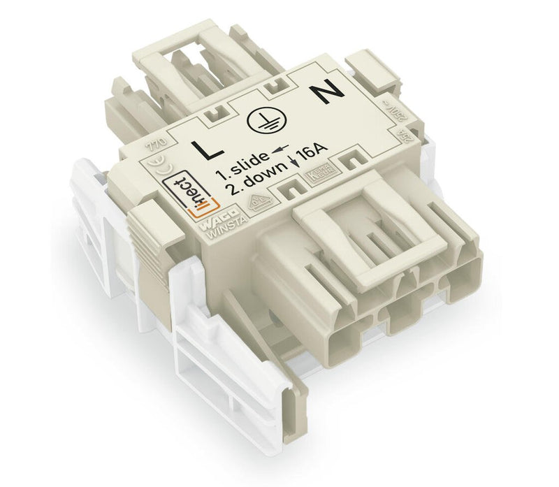 WAGO 770-6223 Linect® T-connector 3-pole, white