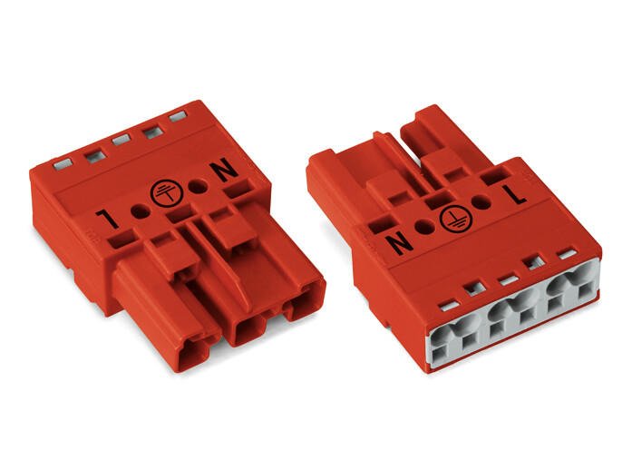WAGO 770-1313 Plug 3-pole, red