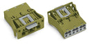 WAGO 770-773 Snap-in plug light green