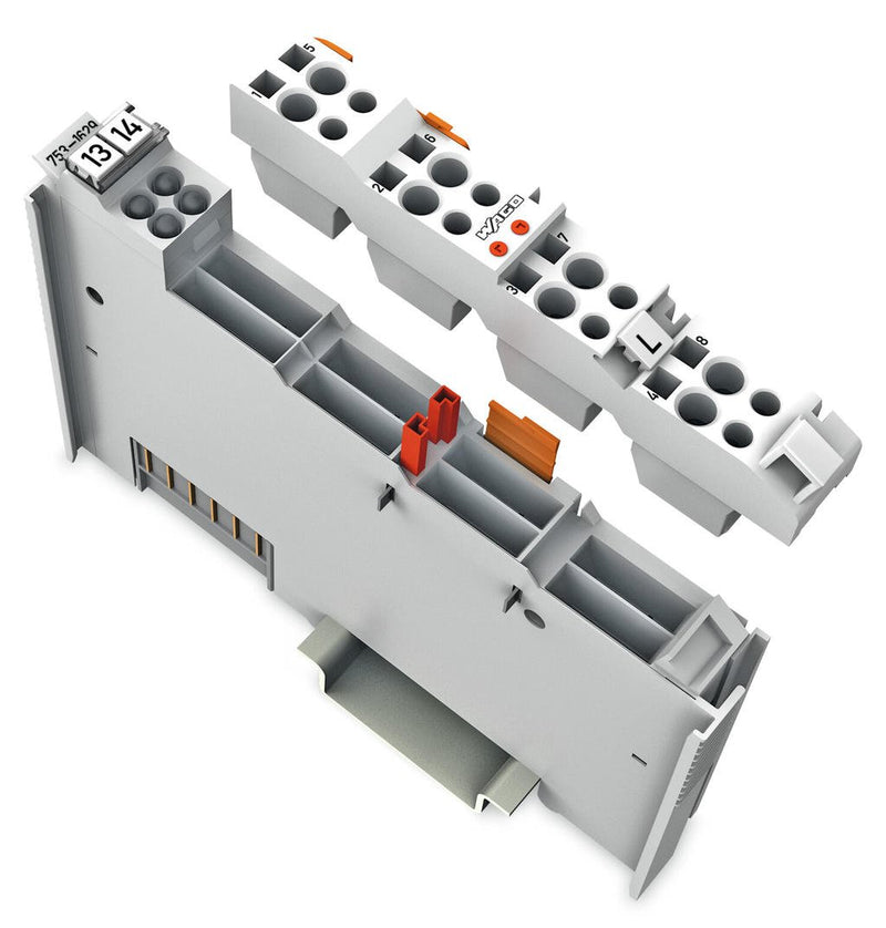 WAGO 753-1629 Spacer Module Active, light gray