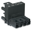 WAGO 770-944 h-distribution connector 4-pole Cod. A, black