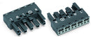 WAGO 770-1165 Socket 5-pole, dark gray