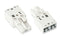 WAGO 770-222 Socket 2-pole, white