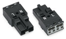 WAGO 770-212 Plug 2-pole, black
