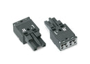 WAGO 770-1162 Socket 2-pole, dark gray