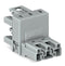 WAGO 770-1661 h-distribution connector 3-pole Cod. B, gray