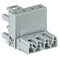 WAGO 770-1681 h-distribution connector 4-pole Cod. B, gray