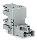 WAGO 770-1651 h-distribution connector 2-pole Cod. B, gray