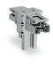 WAGO 770-1601 T-distribution connector 2-pole Cod. B, gray