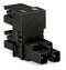 WAGO 770-1634 h-distribution connector 2-pole Cod. A, black