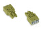 WAGO 770-262 Socket 2-pole, light green