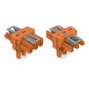 WAGO 770-667 T-distribution connector 3-pole Cod. R, orange