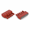 WAGO 770-1305 Socket 5-pole, red