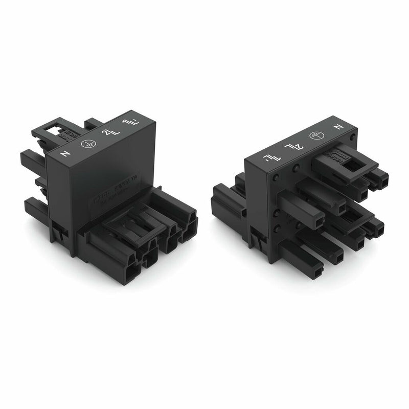 WAGO 770-945 h-distribution connector 4-pole Cod. A, black