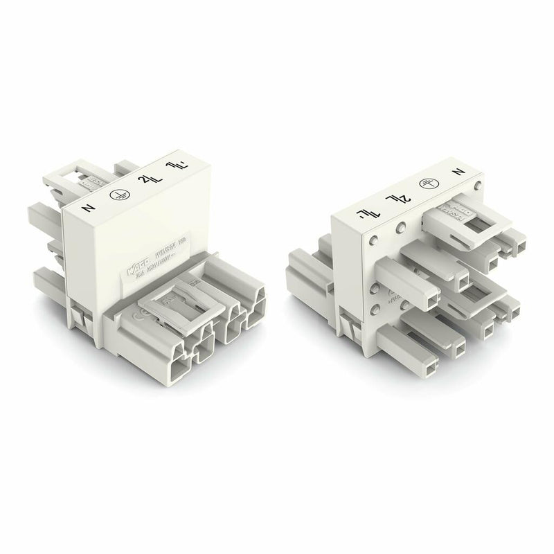WAGO 770-913 Intermediate coupler 5-pole/3-pole Cod. P, red